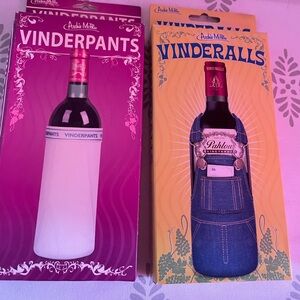 Archie McPhee Vinderpants and Vinderalls Wine Bottle Covers